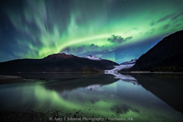 Alaskan Aurora Prints on metal