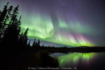 Alaskan Aurora Prints on metal