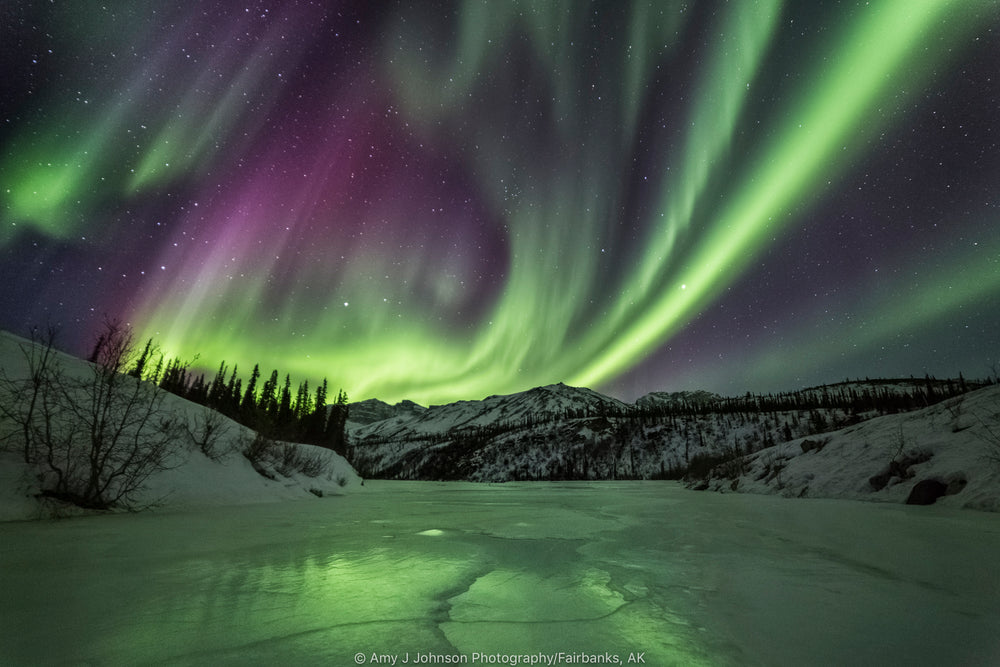 Alaskan Aurora Prints on metal