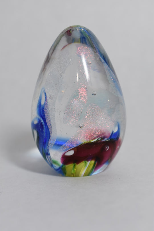 Glass Eye 2.5" Egg Paperweights