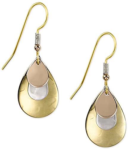 Silver Forest Earrings: Shiny Gold Collection