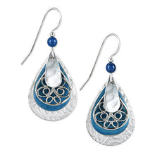 Load image into Gallery viewer, Silver Forest Earrings: Purples &amp; Blues Collection