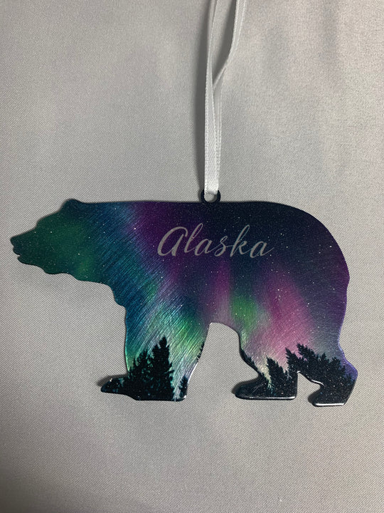 Alaska Metal Ornaments