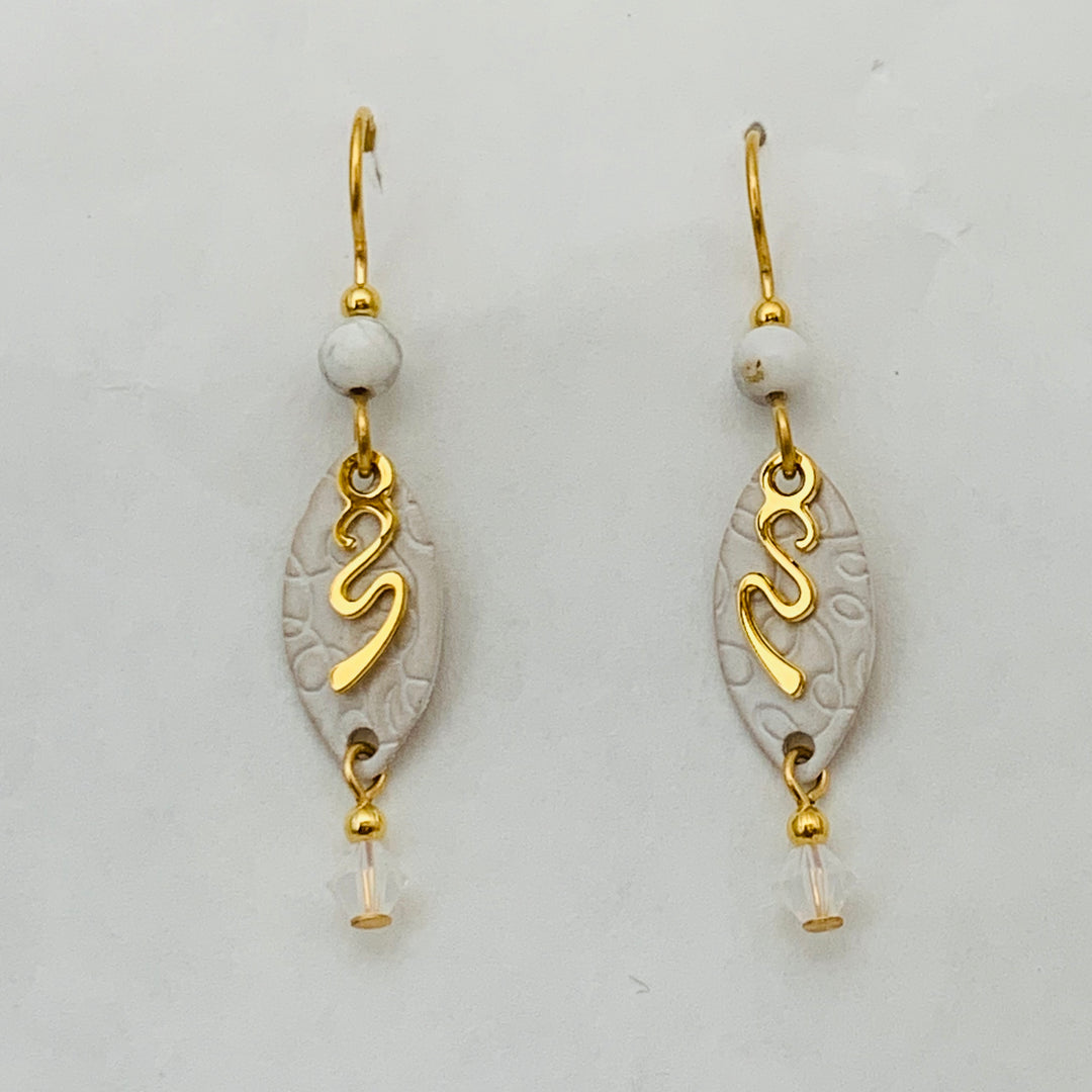 Silver Forest Earrings: Shiny Gold Collection