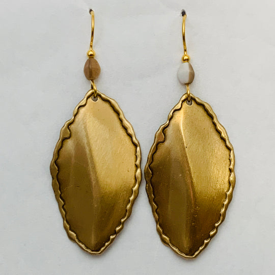 Silver Forest Earrings: Shiny Gold Collection