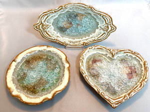 Oval, Heart, or Round Soap Dishes