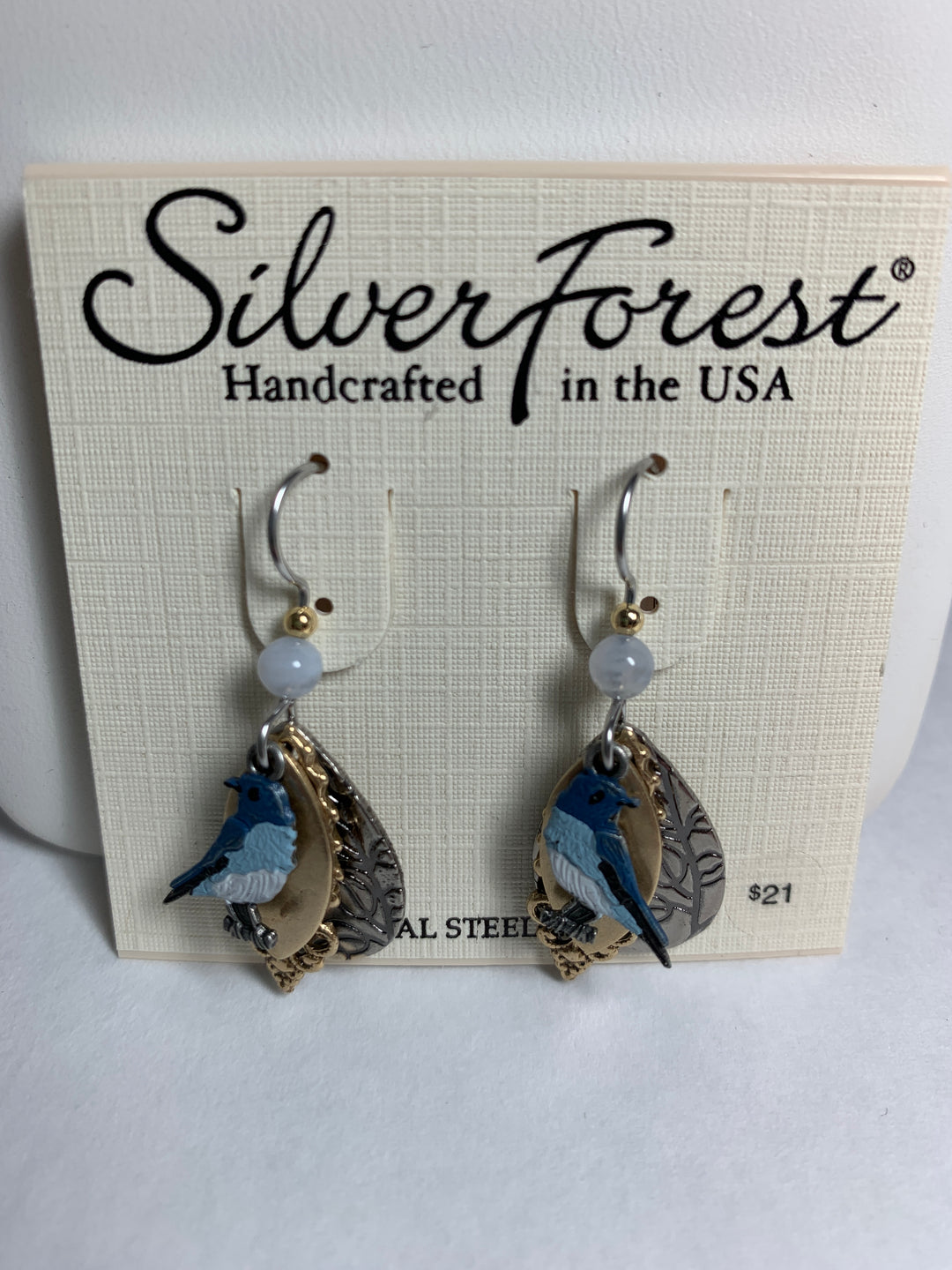 Silver Forest Earrings: Nature & Animals Collection