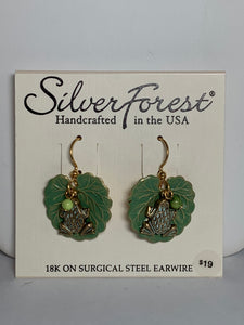 Silver Forest Earrings: Nature & Animals Collection