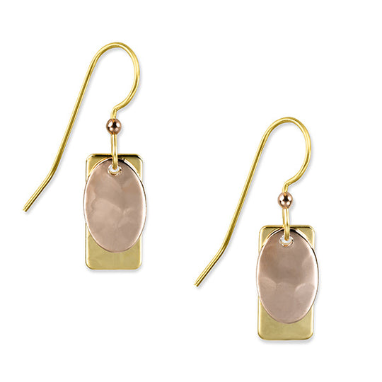 Silver Forest Earrings: Shiny Gold Collection