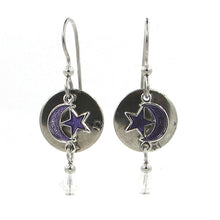 Load image into Gallery viewer, Silver Forest Earrings: Purples &amp; Blues Collection