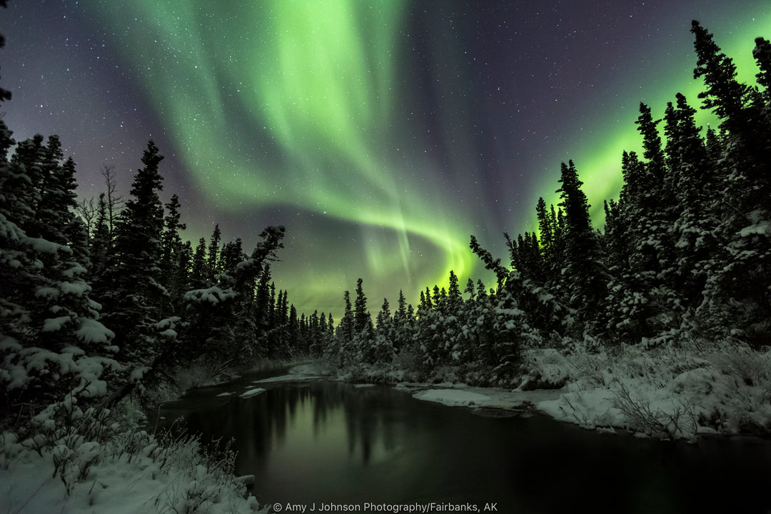 Alaskan Aurora Prints on metal