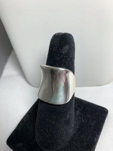Sterling silver Wide ring size 7.5