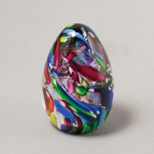 Glass Eye 2.5" Egg Paperweights