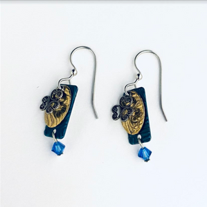 Silver Forest Earrings: Nature & Animals Collection