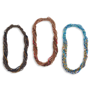 Multi Strand Beaded  Necklace