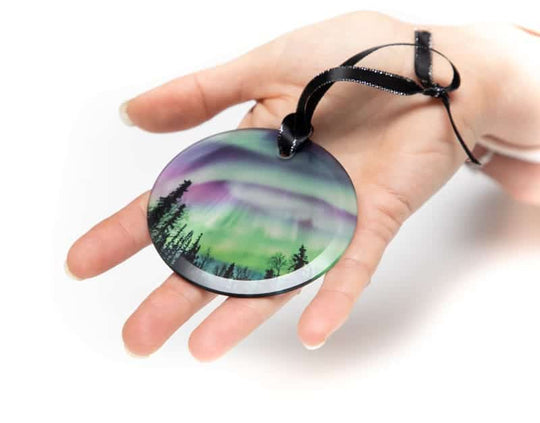 Aurora Glass Ornament